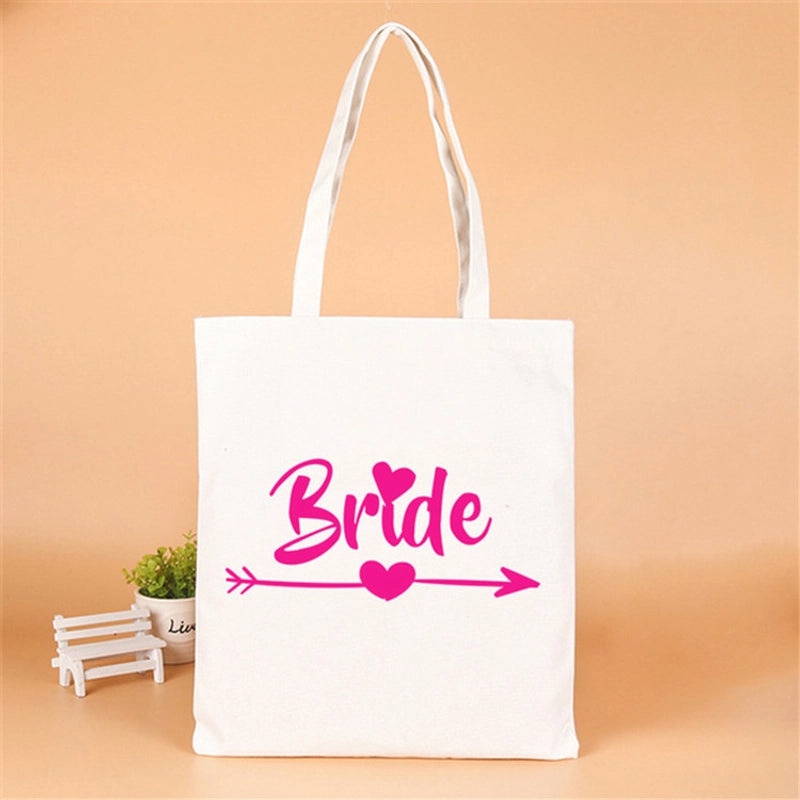 Personalized Linen Party Gift Bags with Letter Design|Party Supplies & Gift Wrapping