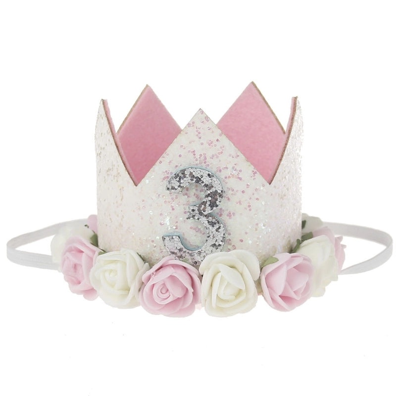 5 Pieces Fashion Crown Plastic Flower Party Headbands|Hair Accessories