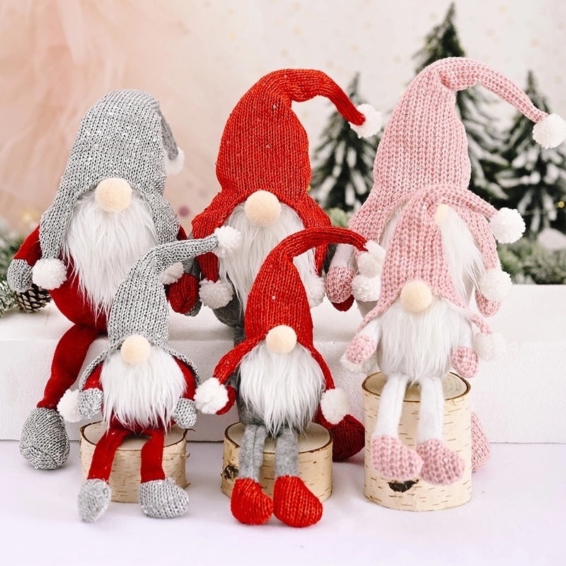 Red-Haired Forest Old Man Hanging Legs Ornament Christmas Decoration|Christmas Ornaments & Decorations