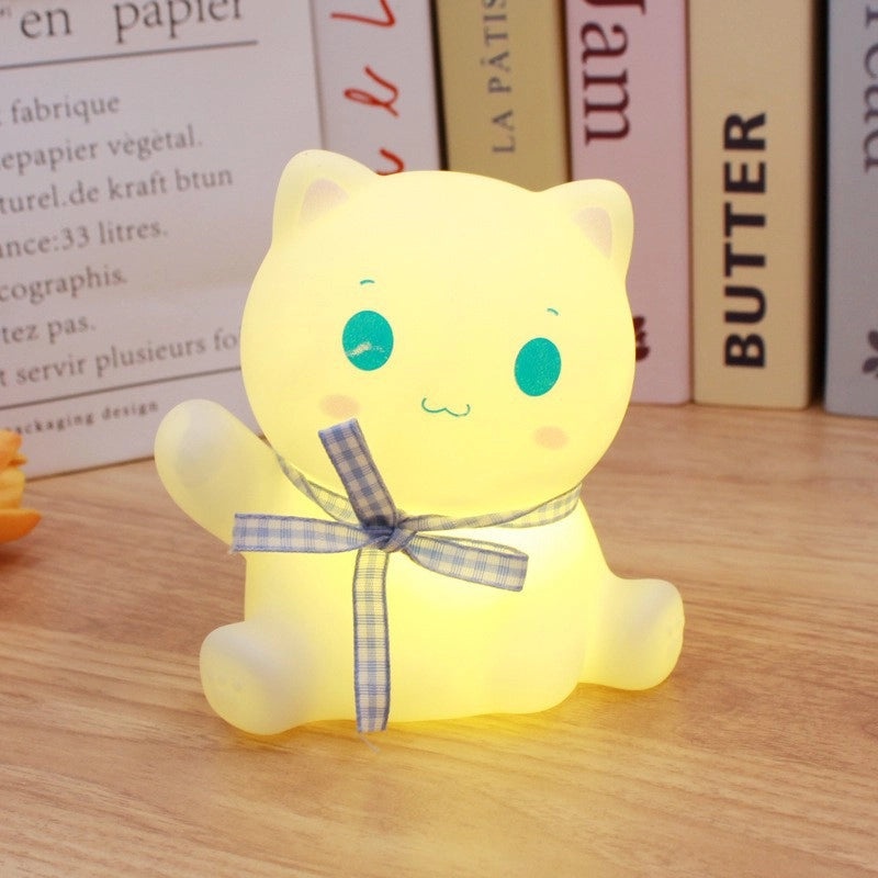 Adorable Bear and Duck Vinyl Night Lights for Indoor Birthday Decor|Home Decor Lighting