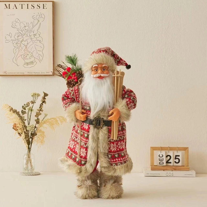 Festive Santa Claus PVC Christmas Party Decorations|Holiday Party Supplies