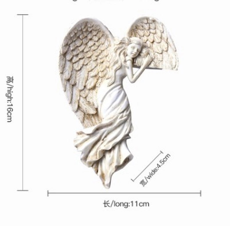 Contemporary Angel Resin Figurines Decorative Ornaments for Home Decor|Home Decor