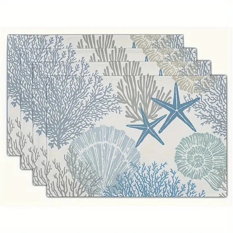 Nautical Starfish Linen Decor Coastal Ocean Theme|Home Decor & Accessories