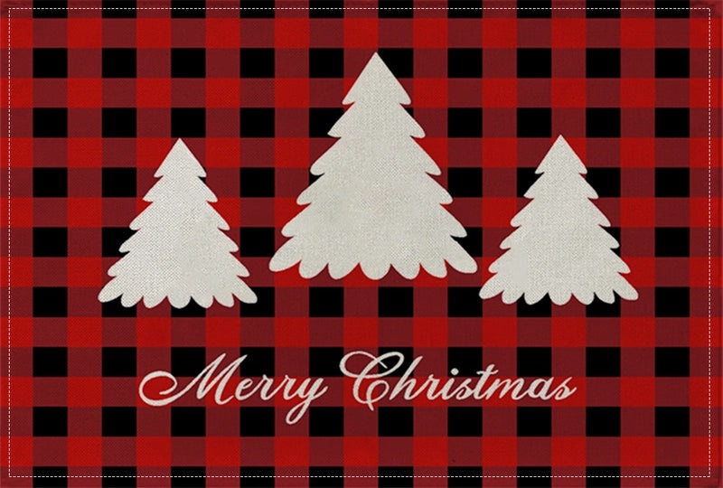 Vintage Cotton Linen Christmas Tree Letter Decoration|Home & Garden > Holiday Decor > Christmas Decorations