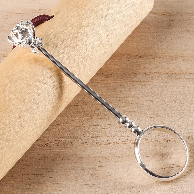 Elegant Brass Ring Cigarette Holder for Casual Vacation Wear | Accessories & Jewelry