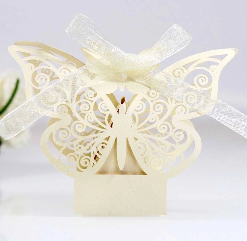 Iridescent Bow Knot Gift Bags 210g for Wedding Banquet|Gift Bags & Packaging