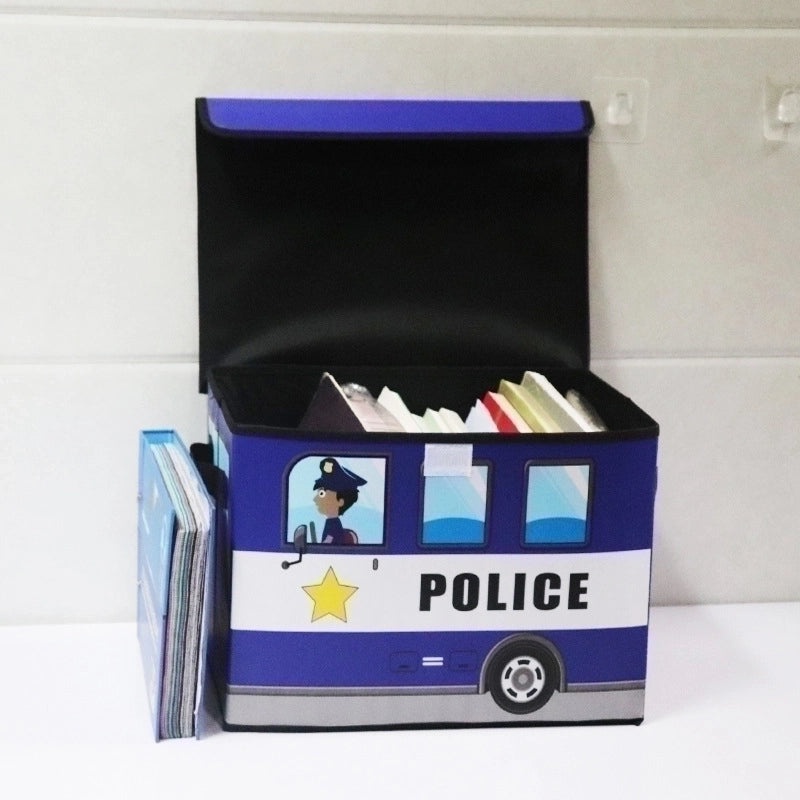 Portable Cartoon Fabric Storage Bin for Vacation | Home Organization