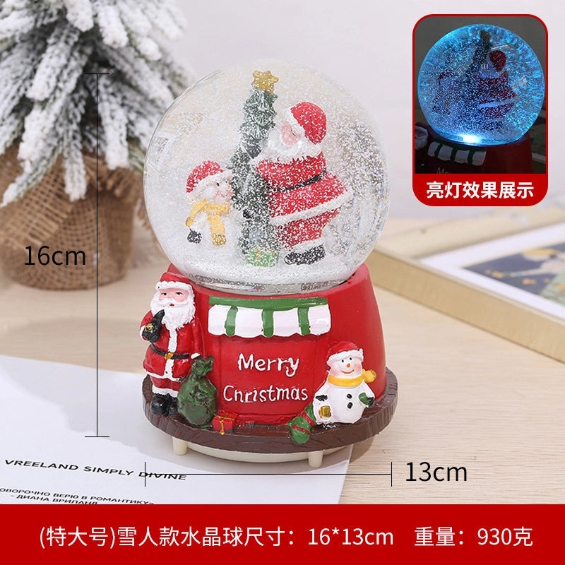 Luminous Crystal Music Ball Christmas Ornament Birthday Holiday Room Decoration | Home Decor
