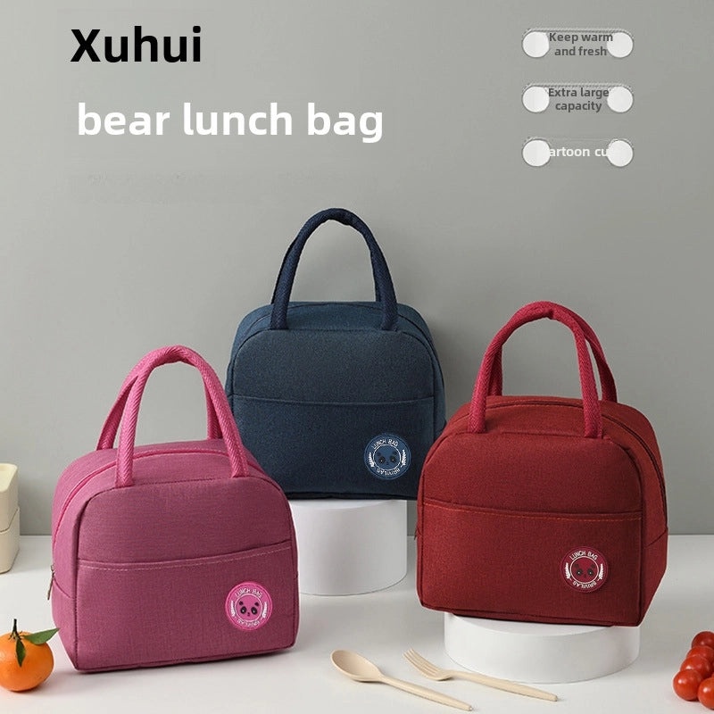 Insulated Waterproof Aluminum Foil Lunch Bag Portable Thermal Cooler for Work, School & Travel | Lunch Bags & Coolers