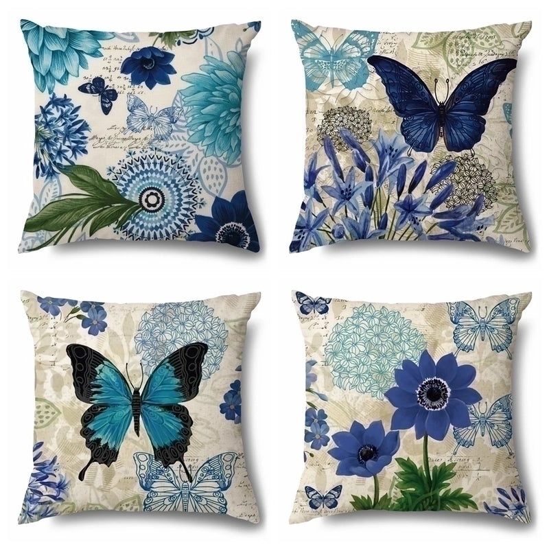 Trendy Animal and Floral Linen Pillow Covers|Home Decor Pillows