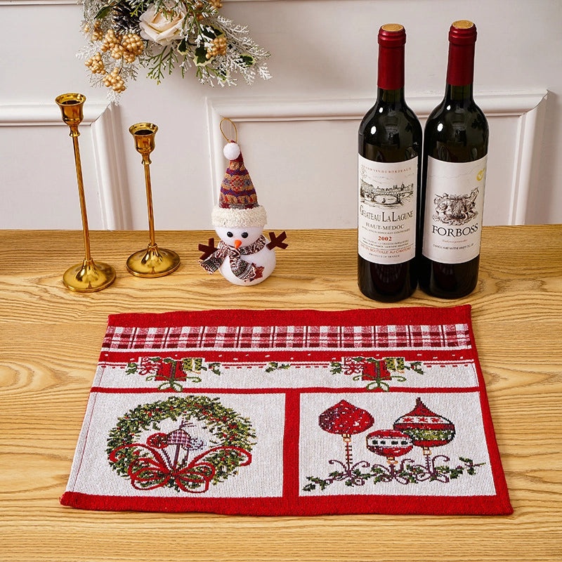 Festive Christmas Tree Placemat for Holiday Parties|Home & Kitchen Tableware
