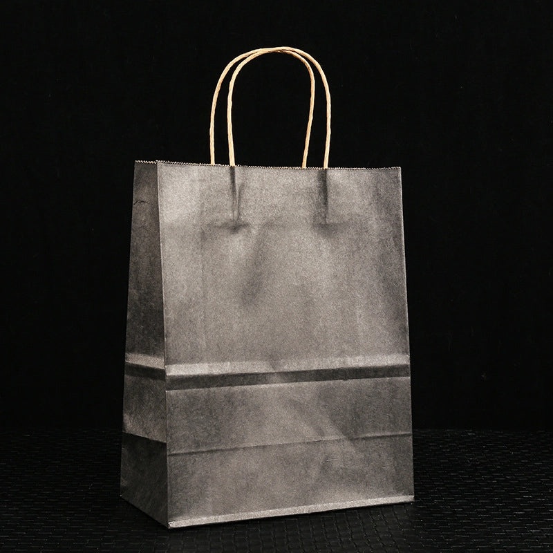 Handheld Kraft Paper Snack Bread Takeout Bags Custom Logo Printing Available|Packaging & Storage Bags
