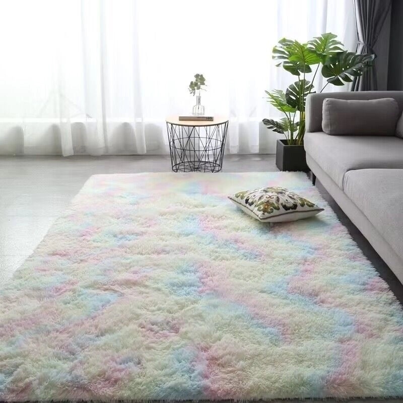 Solid Color Polyester Carpet for Casual Vacation | Home Decor & Artificial Decorations