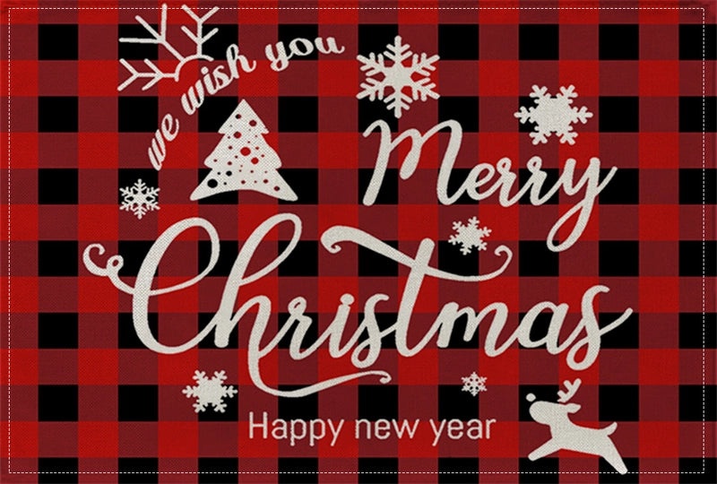 Vintage Cotton Linen Christmas Tree Letter Decoration|Home & Garden > Holiday Decor > Christmas Decorations