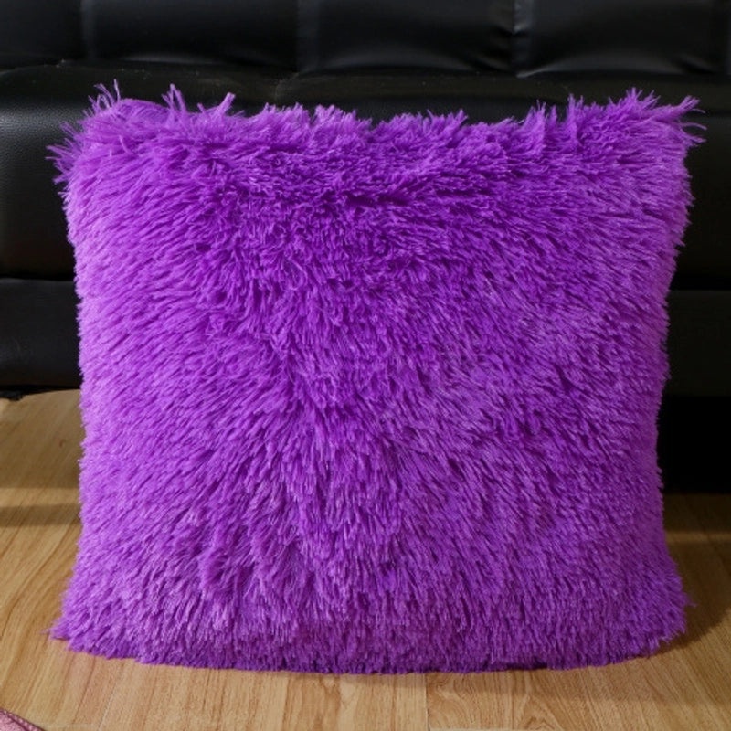 Solid Color Velvet Throw Pillow Covers Soft Plush Decorative Cushion Cases|Home Decor Pillows
