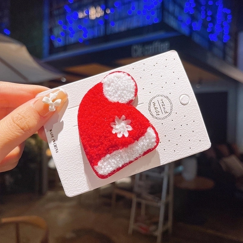 Minimalist Christmas Tree Hairpin with Bow Knot and Elk Design|Hair Accessories