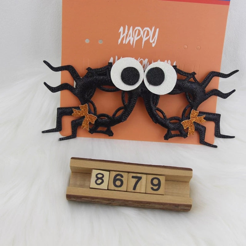 Halloween Cute Minimalist Pumpkin and Spider Mixed Materials Jewelry | Holiday Accessories