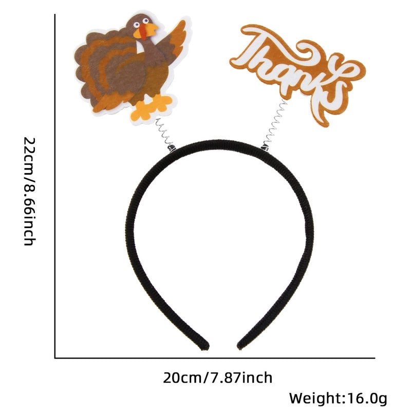 Cute Turkey Letter Decor Felt Plastic Accessory|Home Decor