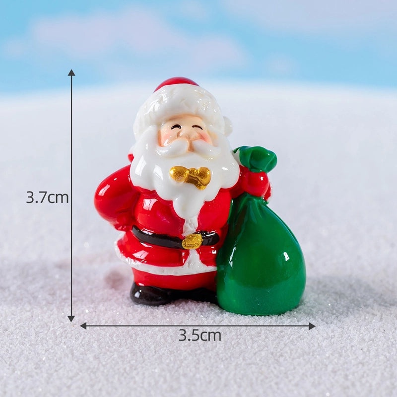 Creative Mini Santa Snowman Crystal Ball Ornaments for Desktop Decoration | Home Decor Accessories