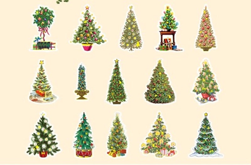 Christmas Cartoon Party Decorative Stickers Set 30PCS|Home & Living > Party Supplies > Decorations