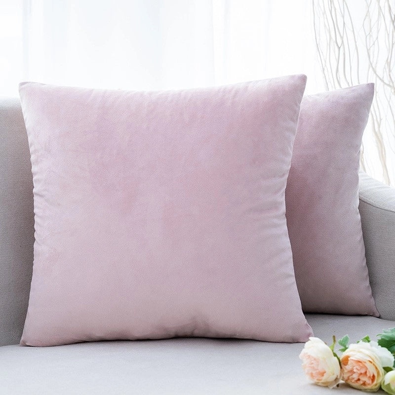 Stylish Solid Color Chemical Fiber Pillow Covers|Home Textiles & Bedding Accessories