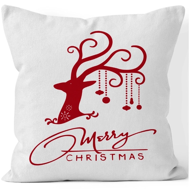 Christmas Tree Snowflake Plush Pillow Covers Soft Holiday Decorative Cushion Cases|Home Decor Pillow Covers