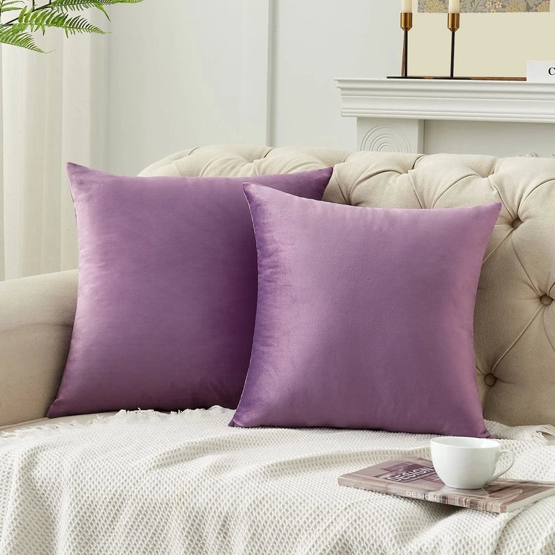 Stylish Solid Color Chemical Fiber Pillow Covers|Home Textiles & Bedding Accessories