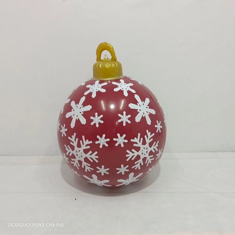 Vintage Christmas Striped PVC Balloons for Indoor and Outdoor Decoration | Holiday Decor