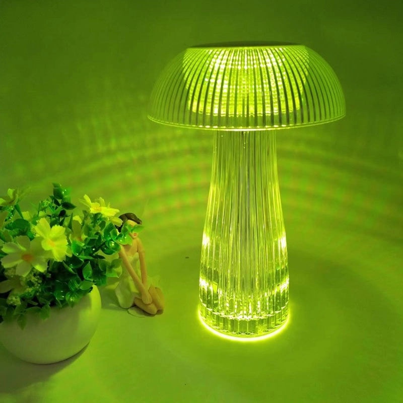 Minimalist Geometric Indoor Night Light with Mixed Materials, 1 Piece | Home Decor Lighting