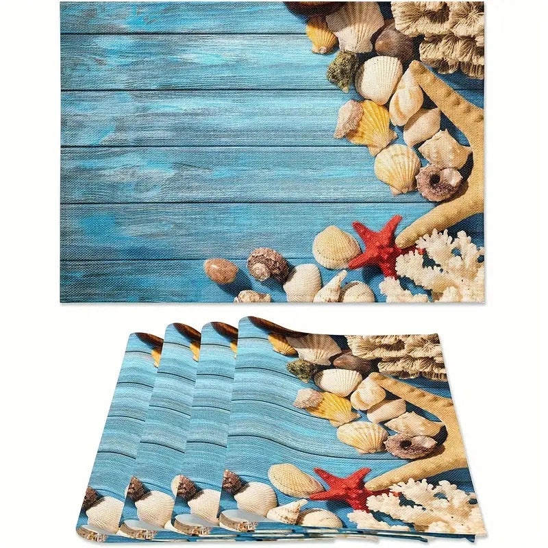 Nautical Starfish Linen Decor Coastal Ocean Theme|Home Decor & Accessories