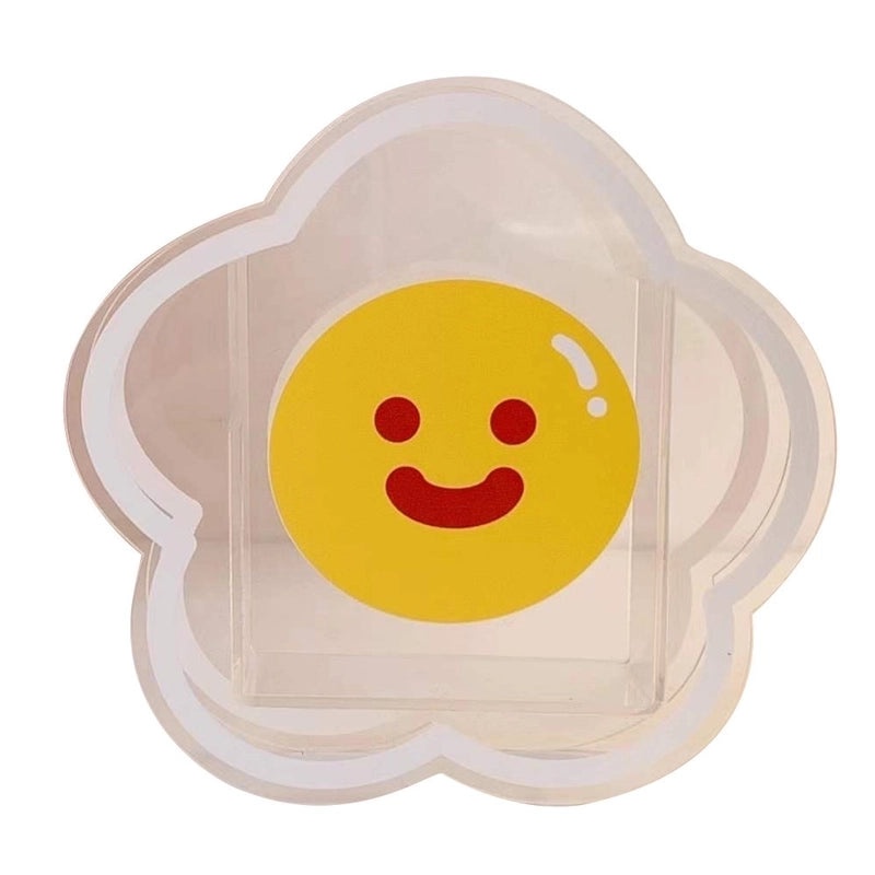 Creative Acrylic Pen Holder Cute Desktop Stationery Organizer Storage Box for Office School Supplies|Office Supplies