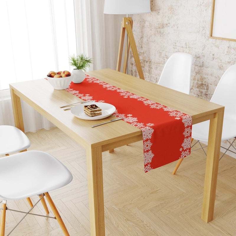 Festive Christmas Alphabet Tablecloth for Holiday & Daily Use|Home Decor Table Linens