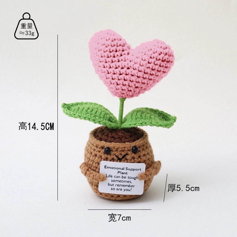 Adorable Fruit and Heart Shaped Floral Yarn Decor for Everyday Table Accents|Home Decor & Table Accessories