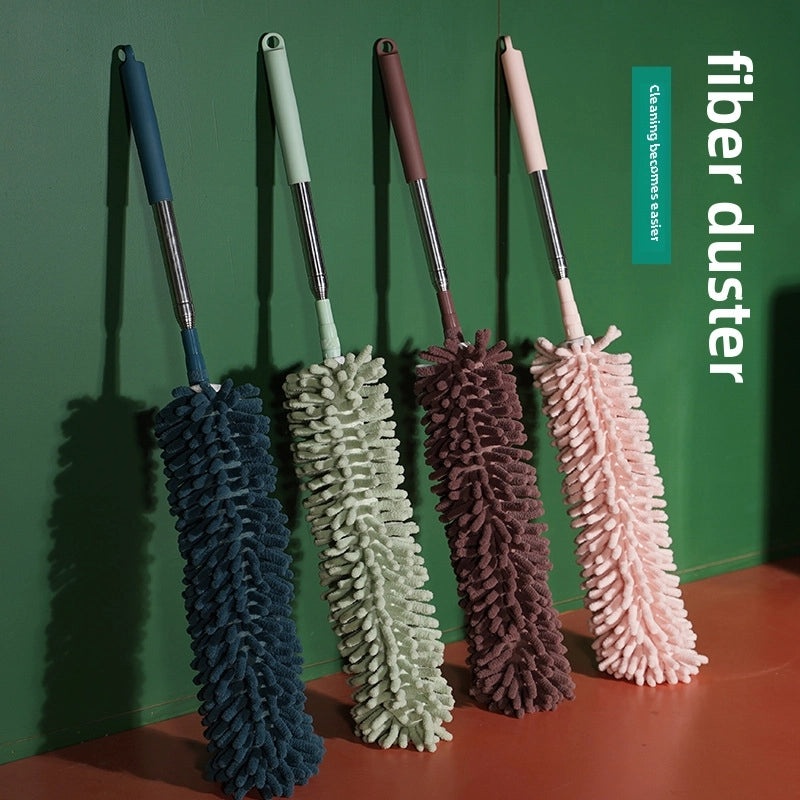 Chenille Retractable Seven-Antenna Electrostatic Dust Duster for Home and Car Cleaning|Cleaning Supplies