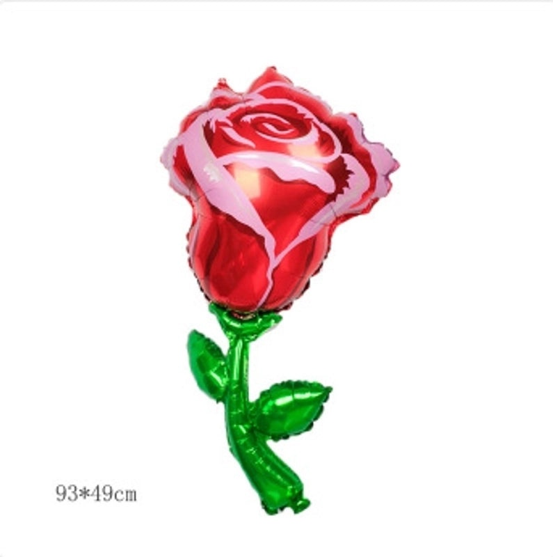 Birthday Rose and Daisy Flower Aluminum Foil Balloon for Party Decorations|Party Supplies Balloons