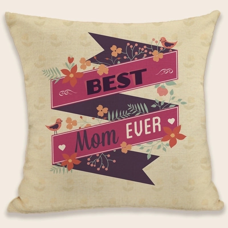 Mama Letter Plush Pillow Cases Minimalist Classic Style Soft Cushion Covers|Home Decor Pillows