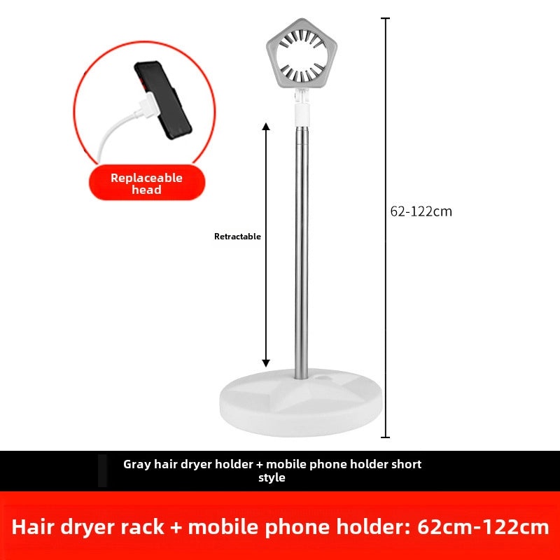 Hands-Free Vertical Hair Dryer Stand for Mobile Phone and Pets | Home & Living Accessories