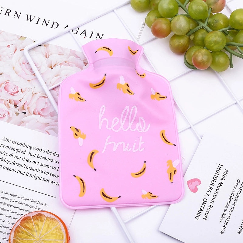 Pearlescent PVC Mini Hot Water Bag Cartoon Style Warm Handbag for Hands and Baby Warmth|Home & Living Accessories