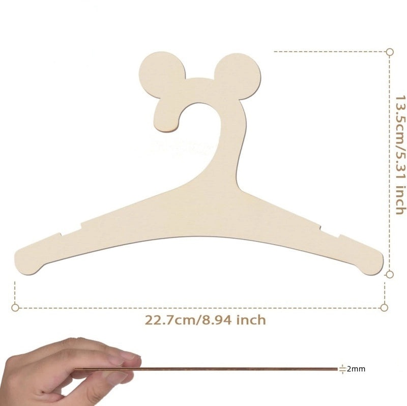 Wooden Bear Pendant for Kids | Creative Children's Room Decor | DIY Home Hanging Ornament | Kids Wear Accessory | Kids Room Decoration|Home Decor