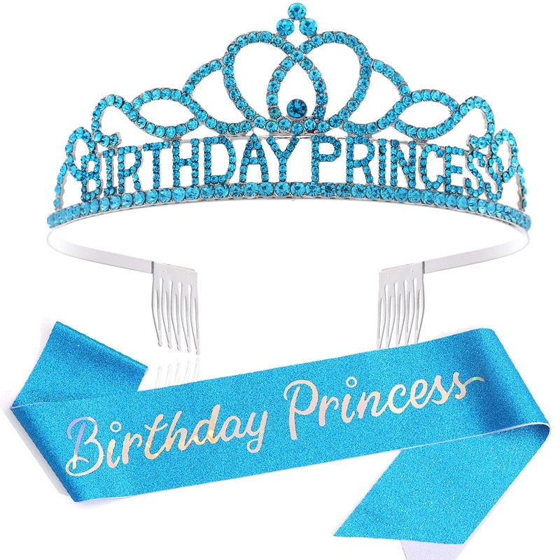 Birthday Princess Crown Jewelry Alloy Birthday Accessories|Jewelry & Accessories