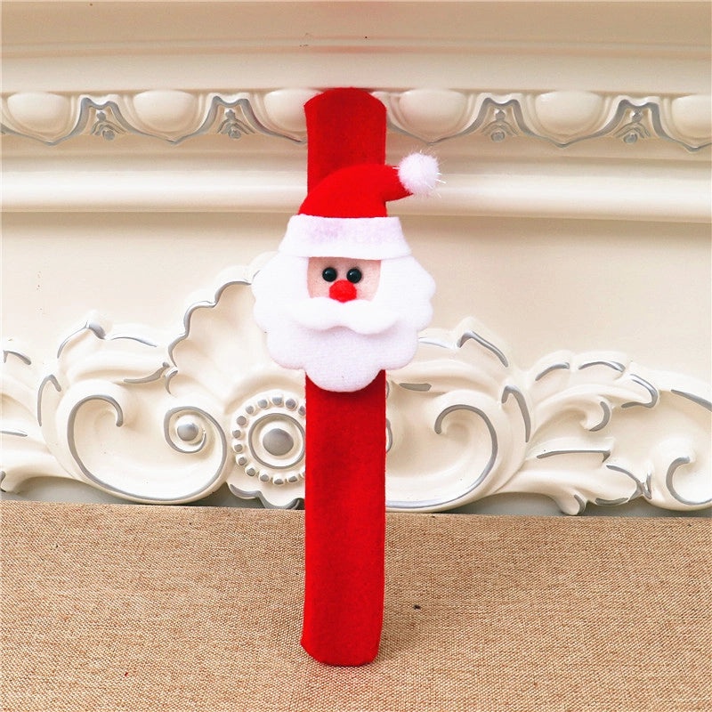 Christmas Light-Up Slap Bracelets for Kids, Snowman & Santa Designs|Kids Jewelry & Accessories