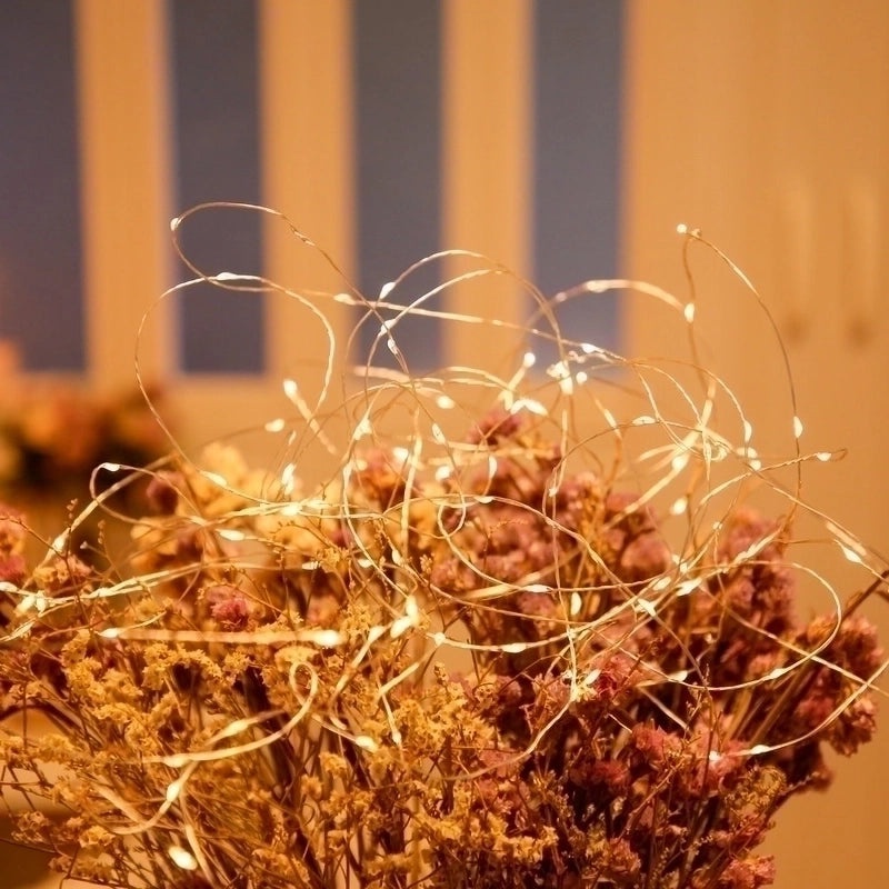 Romantic Solid Color PC Plastic String Lights for Valentine's Day Decoration|Home Decor Lighting