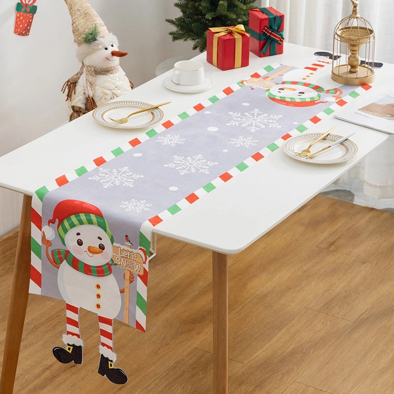 Minimalist Christmas Tree Letter Table Runner for Office Decor|Home Decor/Table Linens