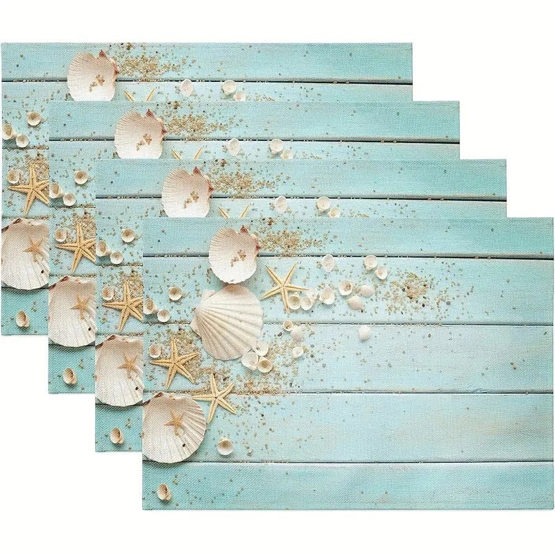 Nautical Starfish Linen Decor Coastal Ocean Theme|Home Decor & Accessories