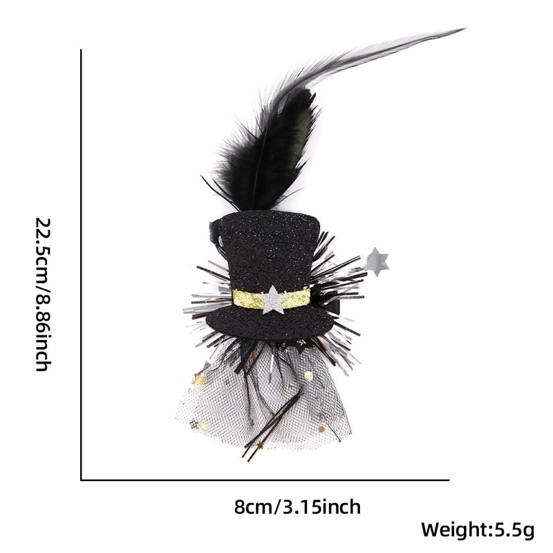 Christmas Shiny Star Letter Hairpin for Masquerade Party Festival | Hair Accessories