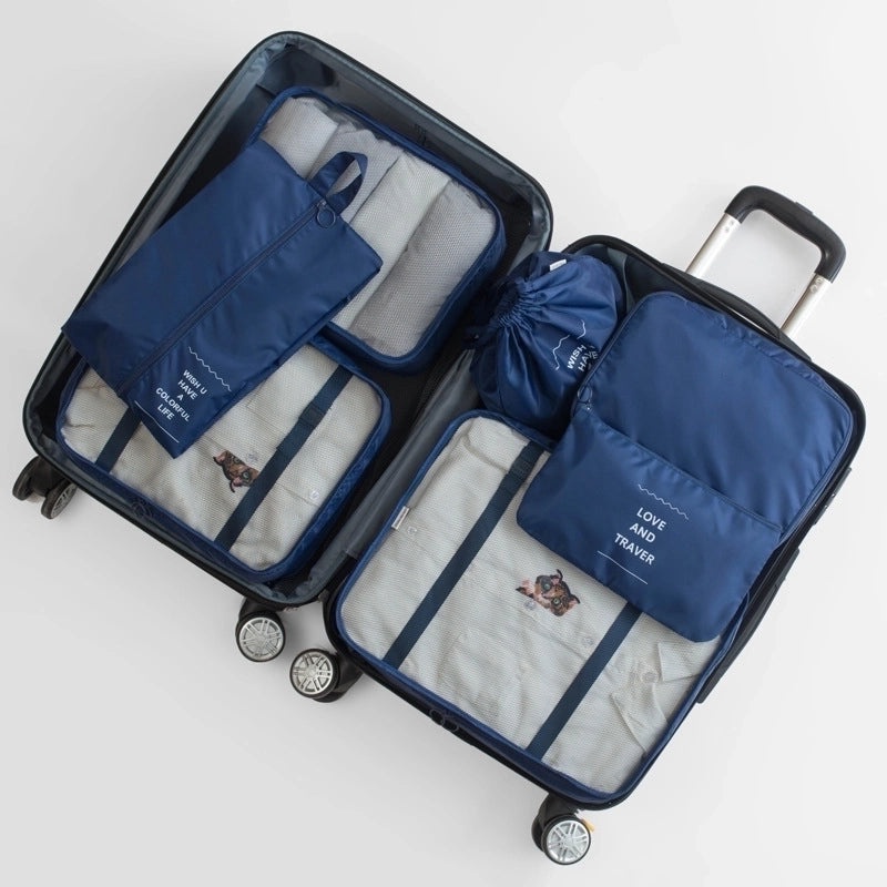 Simple Solid Color Fabric Storage Pouch|Storage Bags