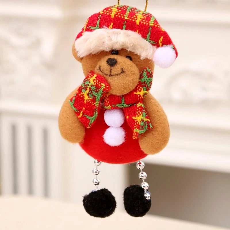 Christmas Santa Hanging Ornaments for Tree | Holiday Decorations & Seasonal Home Accessories