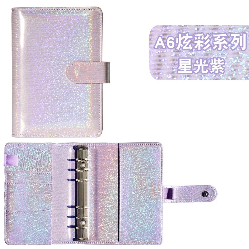 Classic A6 Pure Color Leather Loose-leaf Student Notebook | Stationery & Notebooks