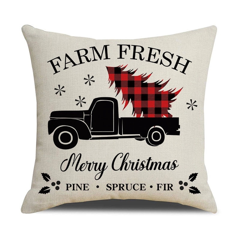 Stylish Elk Print Polyester Pillow Covers | Home Decor Pillows