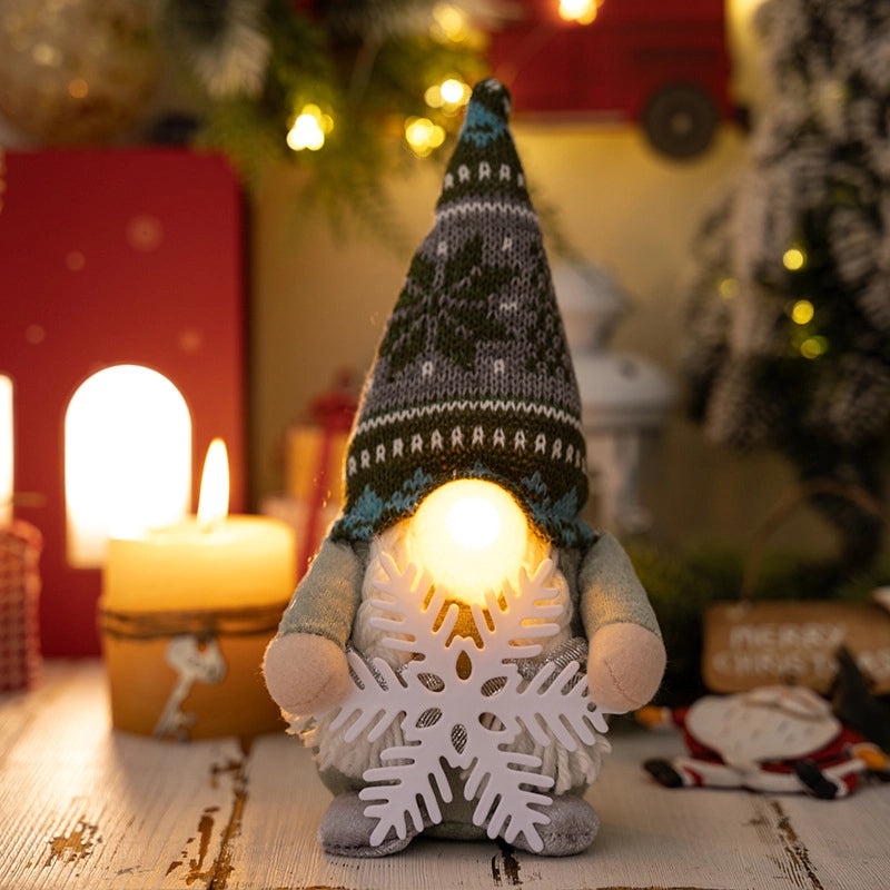 Cute Christmas Snowflake Ornaments Cartoon Style Polyester Family Festival Decorations|Holiday Ornaments